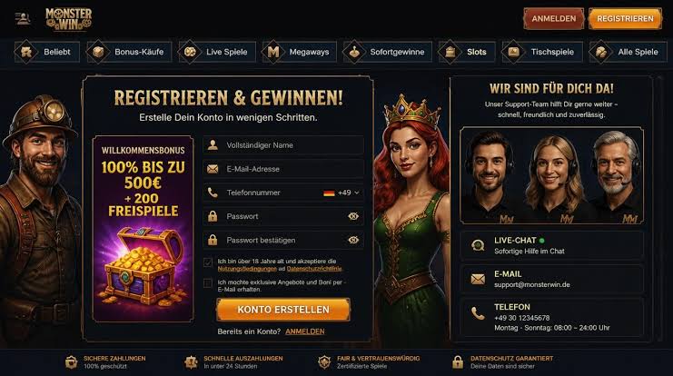 MonsterWin Casino Testbericht