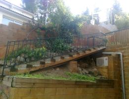 Barandilla de escalera casa 3 vientos