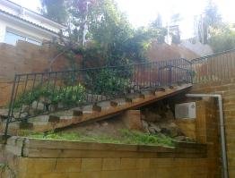Barandilla de escalera casa 3 vientos